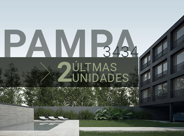 Pampa3434. Pocas y exclusivas unidades en Belgrano R a precio congelado.